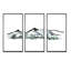 «Minimalistic Winter Mountains And Fir Forest I», peinture sur toile 3 pièces-1208631049-1208631048