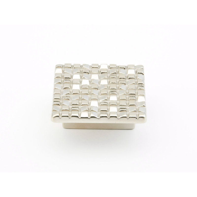 Poignée d'armoire Schaub 1-7 / 8 po, nickel satiné Schaub