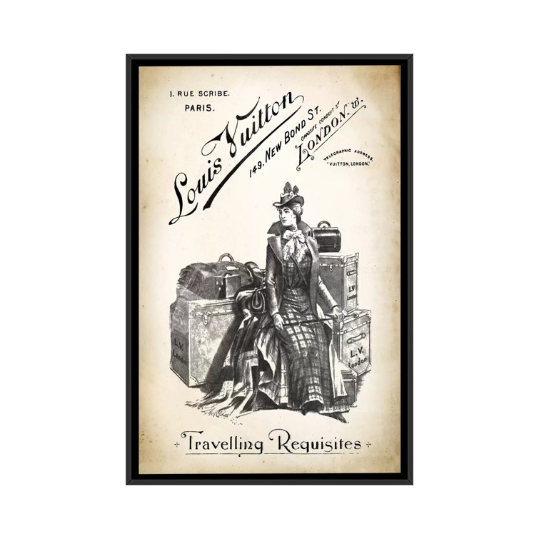 LV Trunks & Bags Canvas Art by PatentPrintStore