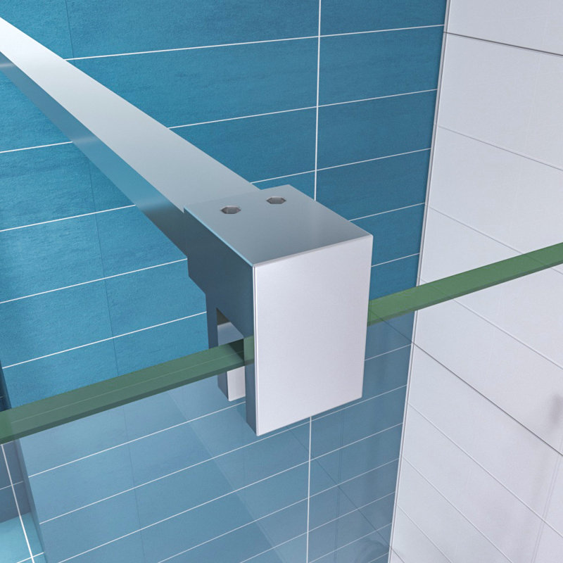 Braylene Rectangular Shower Enclosure, 1850mm H x 1400mm W x 800mm D