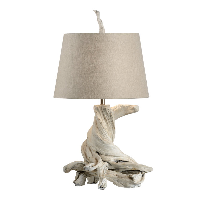 Coastal Composite Table Lamp, Antique Whitewash