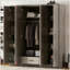 Armoire 4 portes avec 1 tiroir