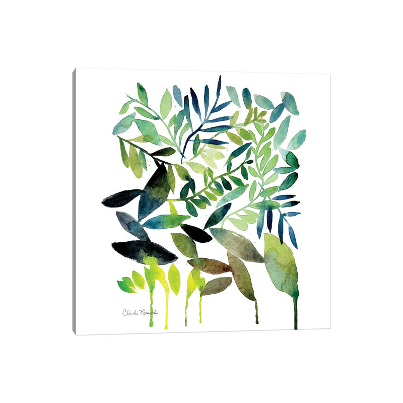 Leaf Vine by Claudia Bianchi - Painting on Canvas, 66.04cm H x 66.04cm W x 3.81cm D, Wrapped Canvas