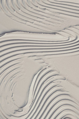 Mud Texture 14, 121.92 cm H x 81.28 cm W, Beige