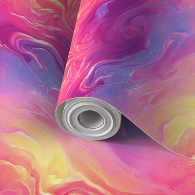 Papier auto-adhésif à peler et coller avec papier adhésif rétro et adhésif Groovy 17,7 po x 118 po (45 x 300 cm)