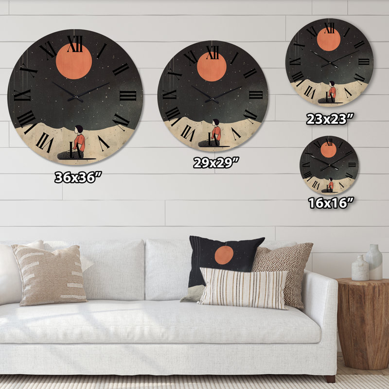 Horloge murale Minimalisme, Moyenne