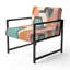 Fauteuil d'appoint rembourré Depp-1703501324