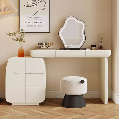Solid wood creative multi-functional makeup table