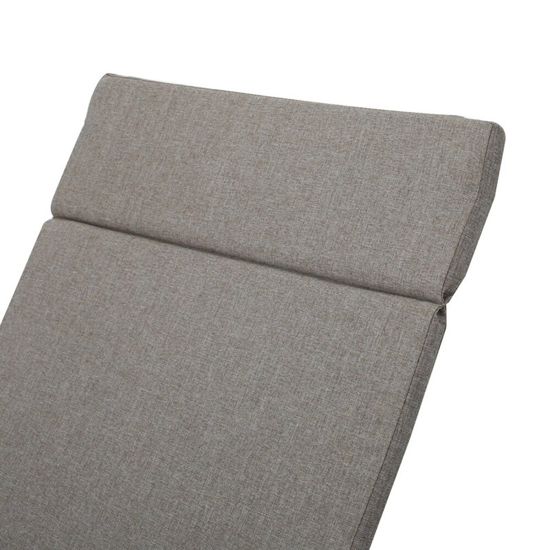 Chaise longue d'extérieur, Gris anthracite
