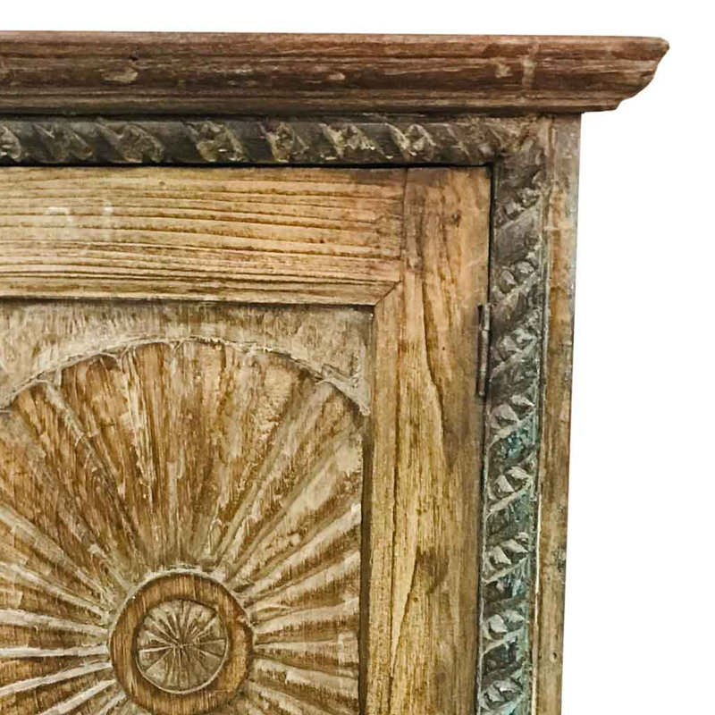 Alvino 51cm W Solid Wood Bedside Table