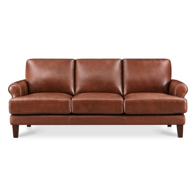 Maybell Top Grain Leather Sofa Couch