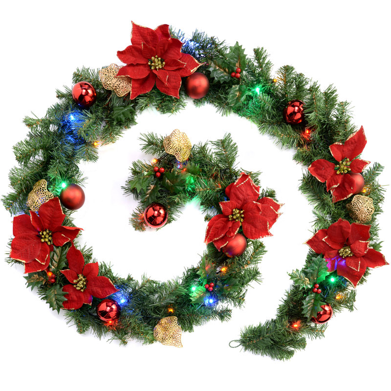 274cm Lighted Garland with Lights