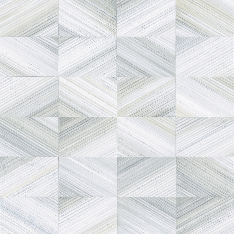 Rouleau de papier peint L 33 pi x l 20,5 po Kerrigan, Bleu