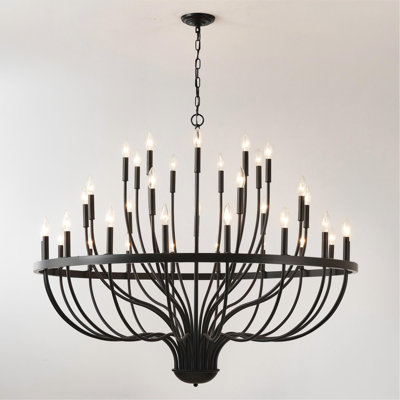 Lustre noir 47 po