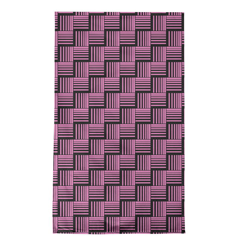 Jaya Tea Towel Kitchen Towel, Light Pink/Black, Cotton Twill
