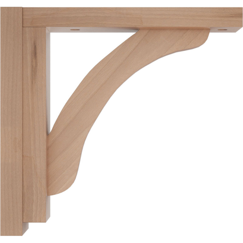 Support en bois Reece, Cerisier, H 8,25 po x l 2,5 po x P 8,75 po