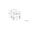 Fauteuil en polyester 71,12 cm de large Warren-1510480788