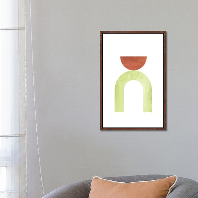 Mid Century Modern Shapes by Whales Way - Painting on Canvas