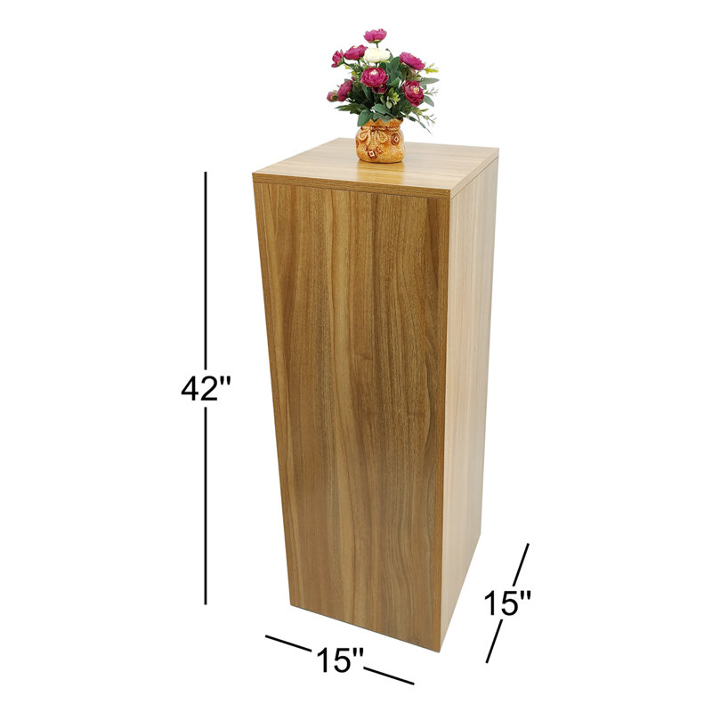 42" Tall Cube Pedestal Table Display Glorifier Riser Flower Sculputure Lamp Stand