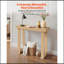 Table console étroite de 94 cm (37 po) en bois massif, idéale derrière un canapé, dans un corridor, une chambre ou un salon. Montage facile.
