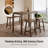 4-Person Counter Height Table Set, Space-Saving Solid Wood Kitchen Dining Set, Counter Height Dining Table Set for Small Space-116489186