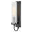 Ryden Single Light Wall Sconce with Etched Glass Cylinder Shade-101221409