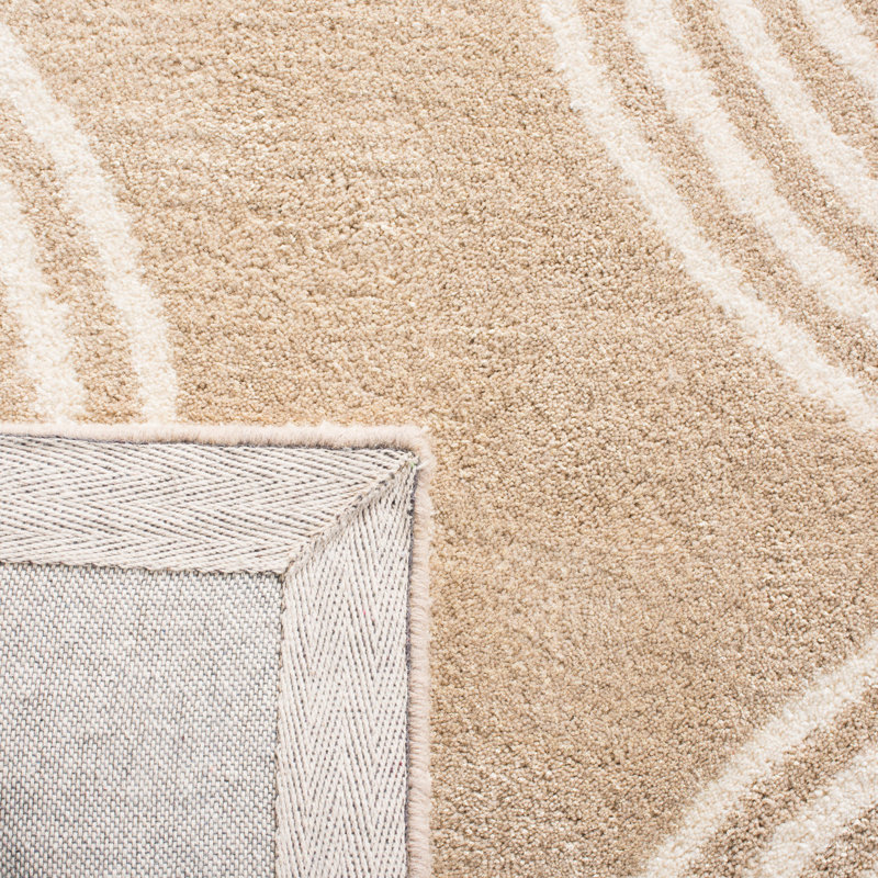 Deedie Hand Tufted Wool Geometric Rug, Runner 2'3" x 7'