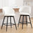 25" Swivel Upholstered Counter Height Bar Stools-2083223552