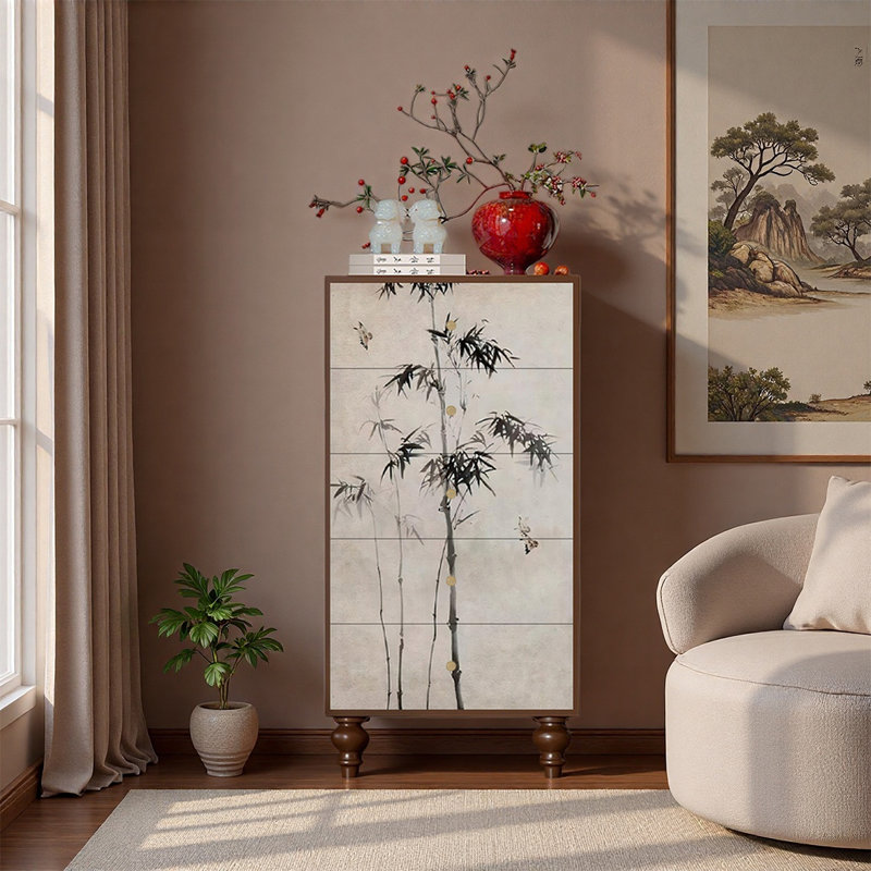 Armoire décorative Elegant, Noyer