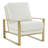 Lexington Avenue Modern Leather Accent Armchair - Brushed Stainless Steel Sled Base Mid Century Luxury Lounge Chair-1546508923-1582202552