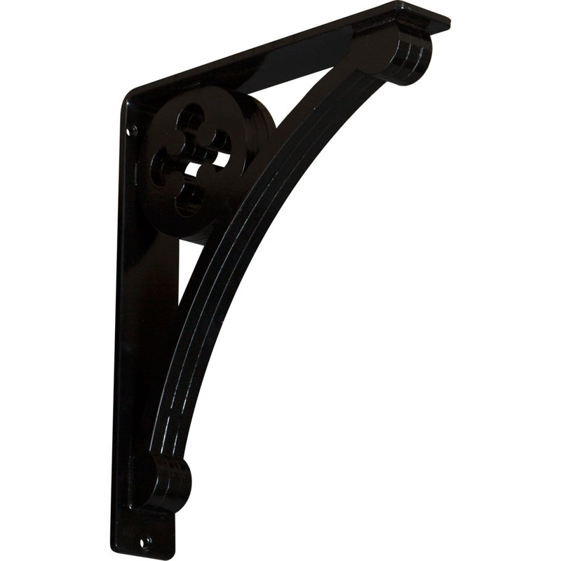 Support en fer forgé Crawley, 2 po x 12 po