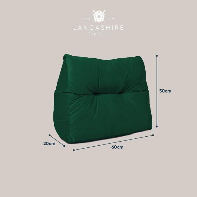 Hollaway Triangular Cushion, Forest Green