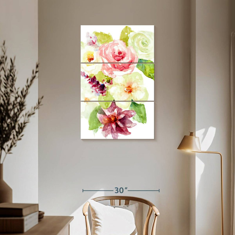 Fleurs d'été Avery D Délicatesse, H 57 po x l 36 po