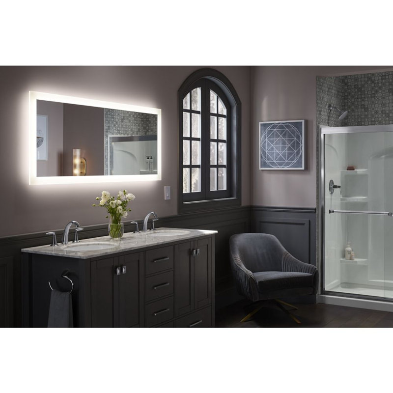 SUNFIELD RECT LIGHTED MIRROR, 24" H x 37" W