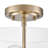 Verlana 11" Wide 2-Light Semi Flush - Modern Gold