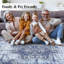 Tapis design rétro avec tapis antidérapants-1545342116