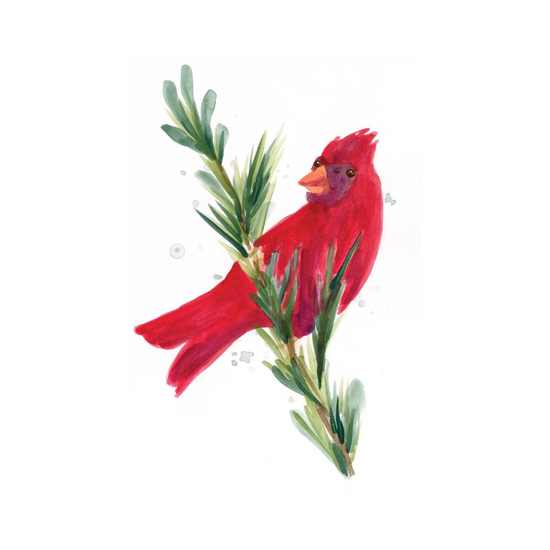 Warm Winter Wishes III 1 Piece Wrapped Canvas Wall Art, 66.04 cm H x 45.72 cm W x 1.91 cm D