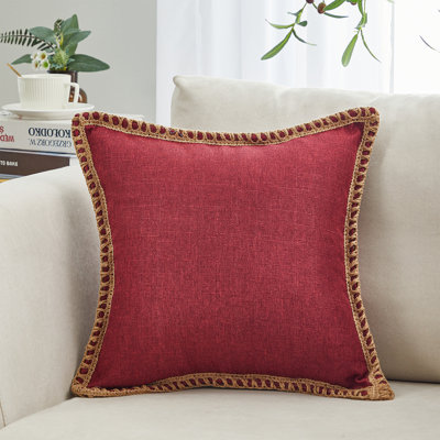 Coussin décoratif en coton Cotton Linen