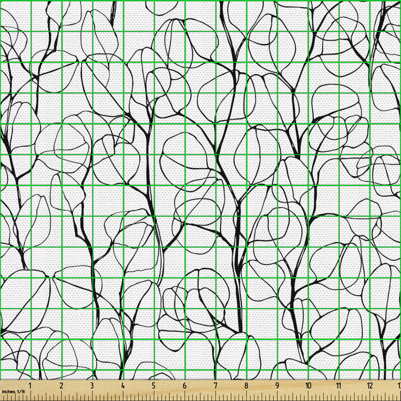 Chrissette Plantation Branches on a Plain Multi-Purpose Fabric