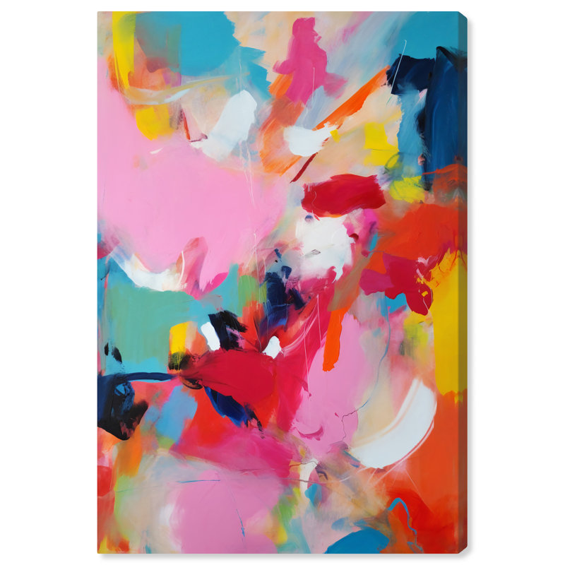 «Felizio Bottom Right Corner Tube Tube», reproduction d'art sur toile tendue, H 24 po x l 16 po x P 0,8 po