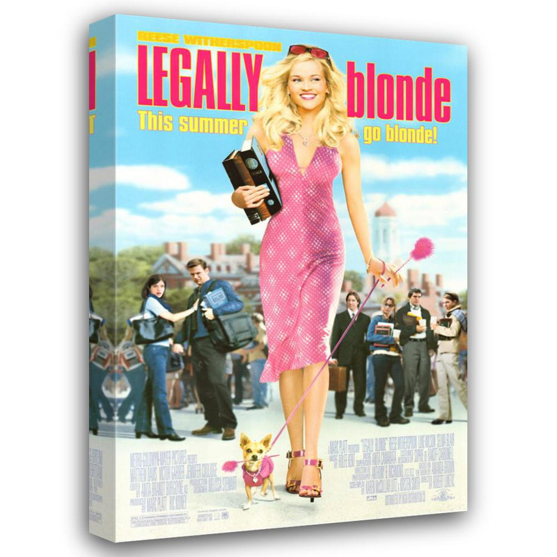 Légalement blond, H 24 po x l 16 po