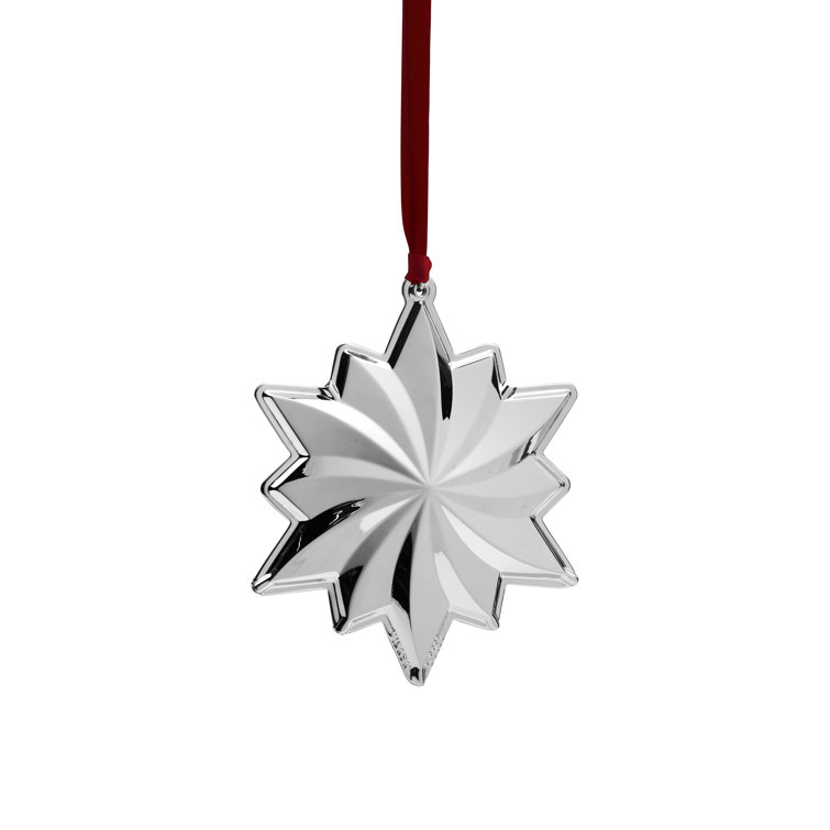 Lifetime Brands 2023 Silver-Plated Star Christmas Ornament, 2nd