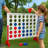 Bolaball Giant Wooden 4-in-a-Row Game – 3.2FT Jumbo Connect Game for Kids & Adults, Indoor & Outdoor Fun, Durable Design for Family Gatherings, BBQs, Parties & More