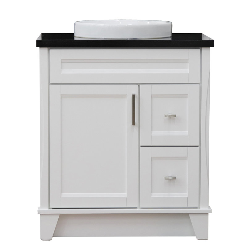 Ensemble de meuble-lavabo simple 31 po Bonavista, Noir galaxie