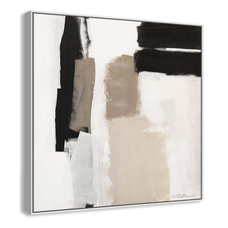 «Earth Scapes II-A» par Casa Fine Arts, Cadre flottant blanc, H 46,5 po x l 46,5 po x P 2 po