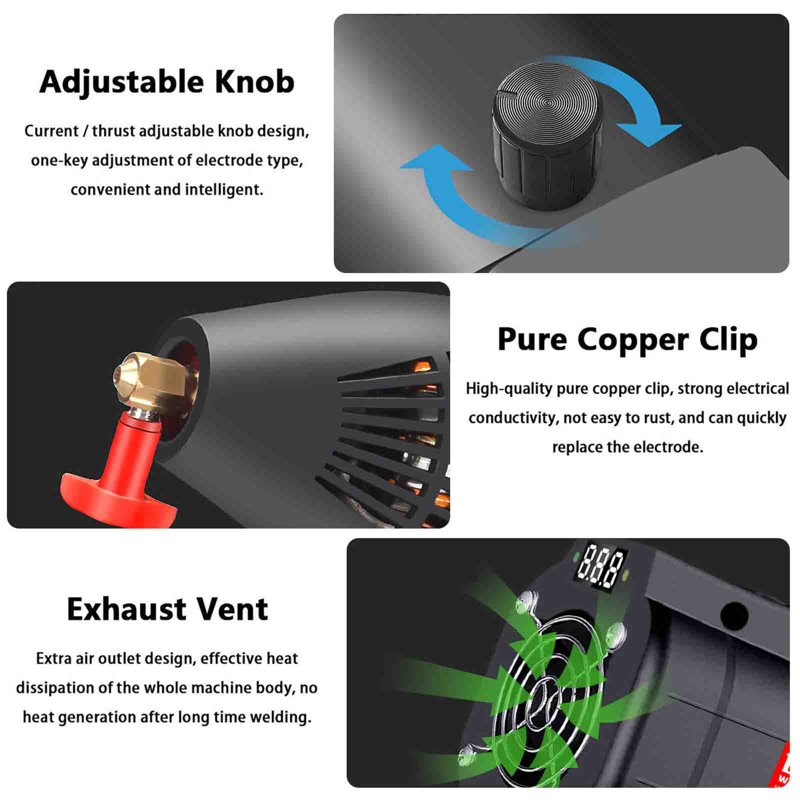 2700W Welding Kit, 85A/110V Portable ARC Welding Machine, DIY Welding