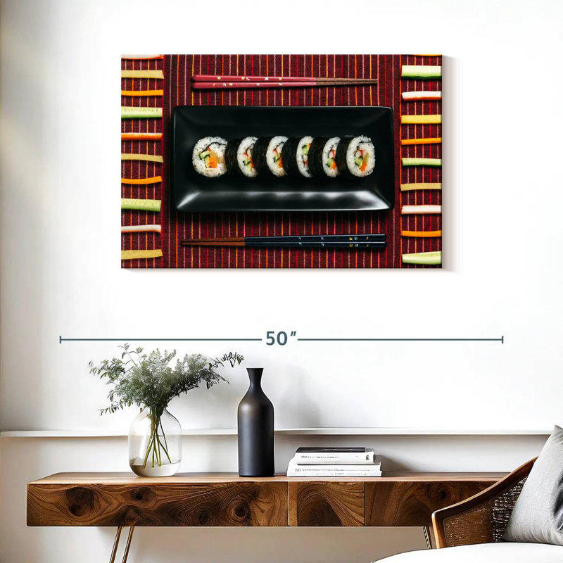 Sushi Rolls, 24" H x 36" W