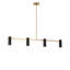 Lustre linéaire à quatre lumières Zentro-125544908-125544909