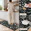 Tapis de cuisine lavables antidérapants à imprimé botanique