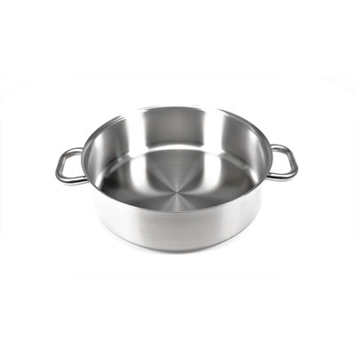 Braisière ronde en acier inoxydable Matfer